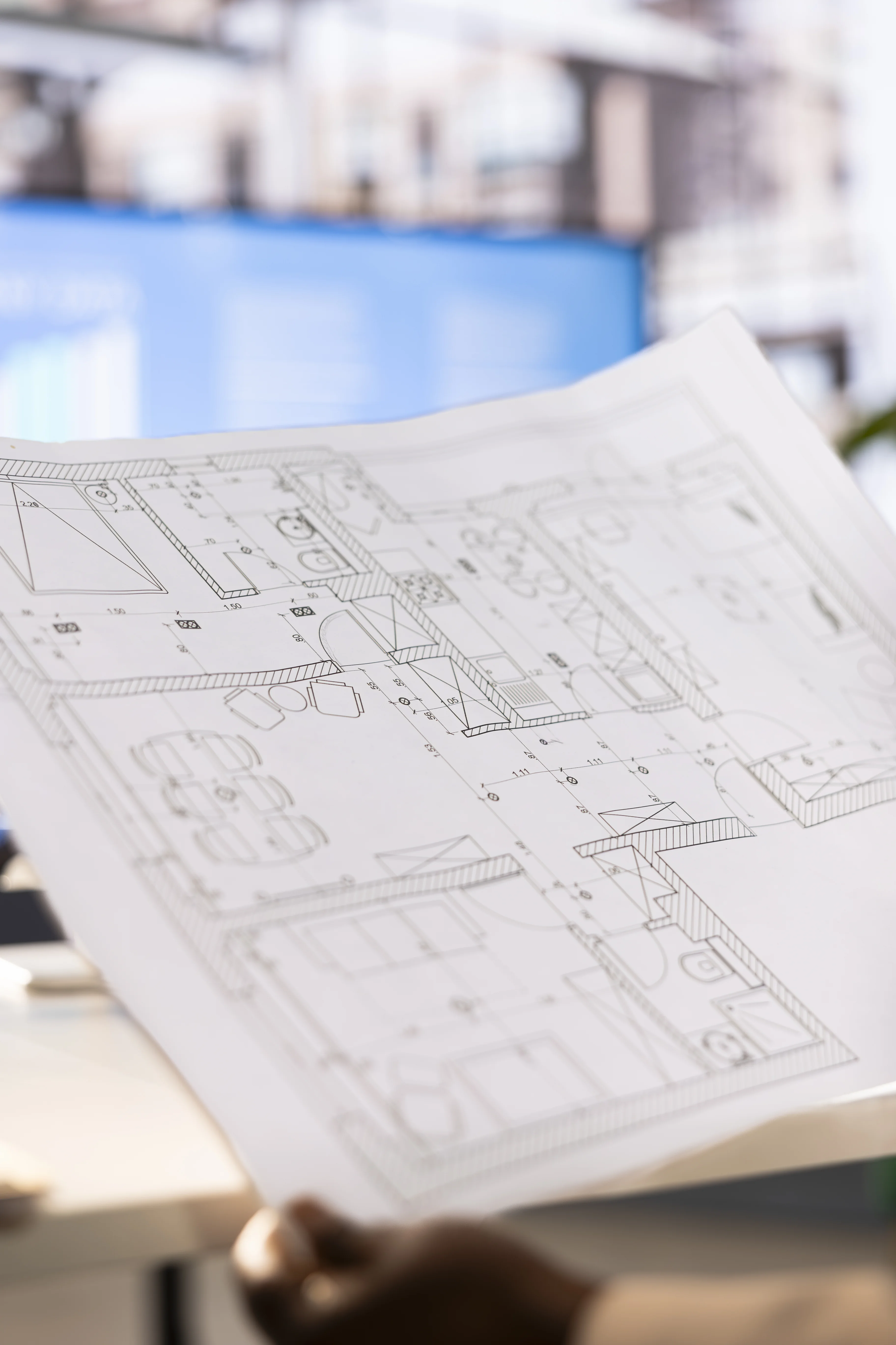 Massive A0 architecture floor plan